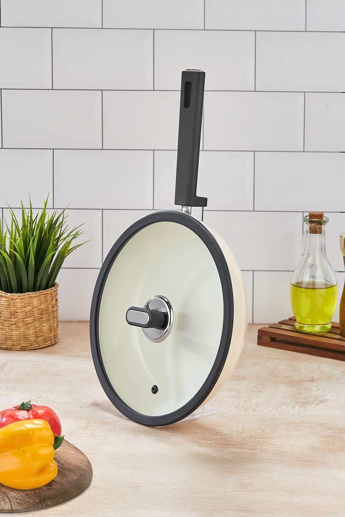 Vista Seramik Tava 30 cm - Krem Vista Seramik Tava 30 cm - Krem