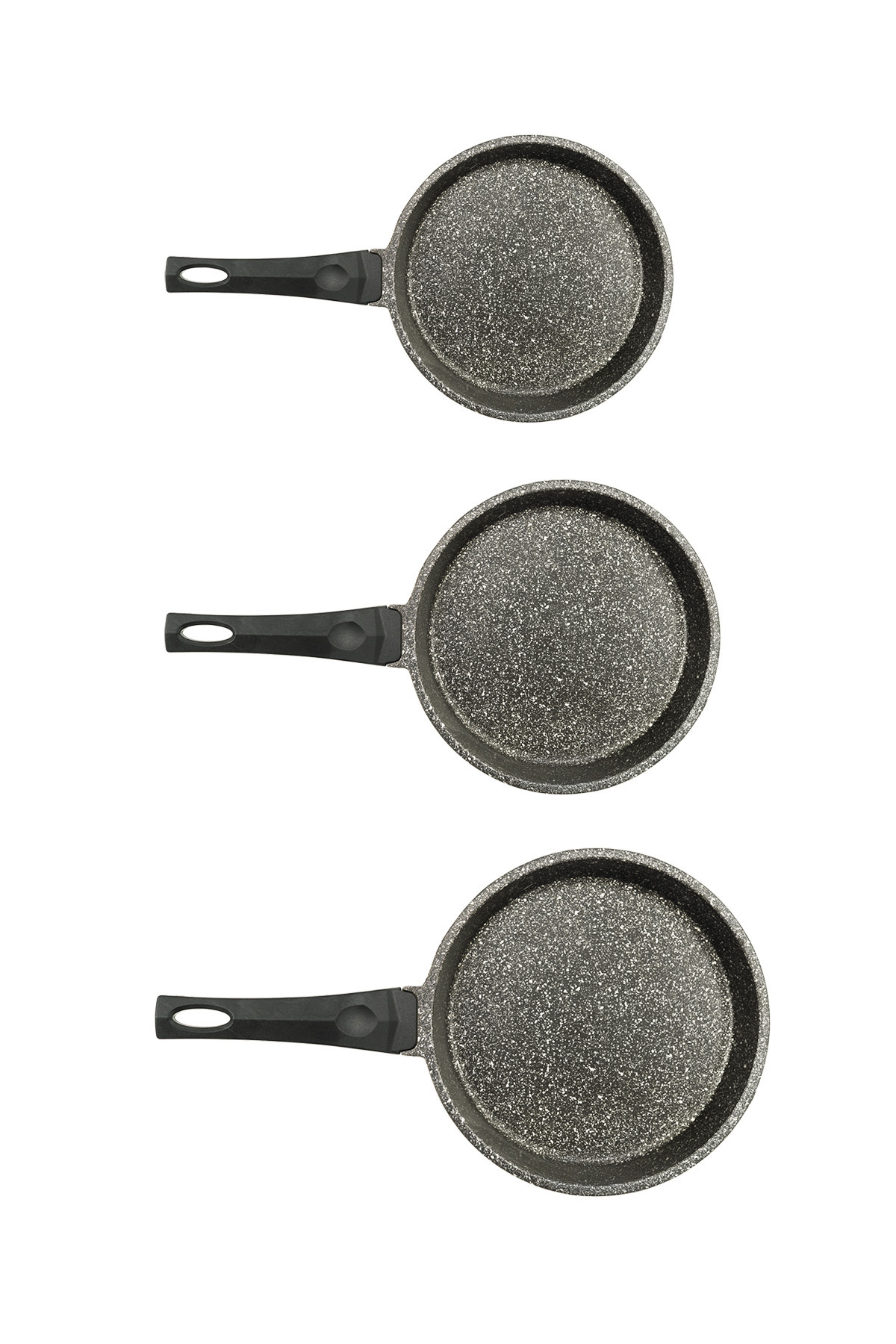 Polochef Kristal Döküm Granit 3lü Tava Seti