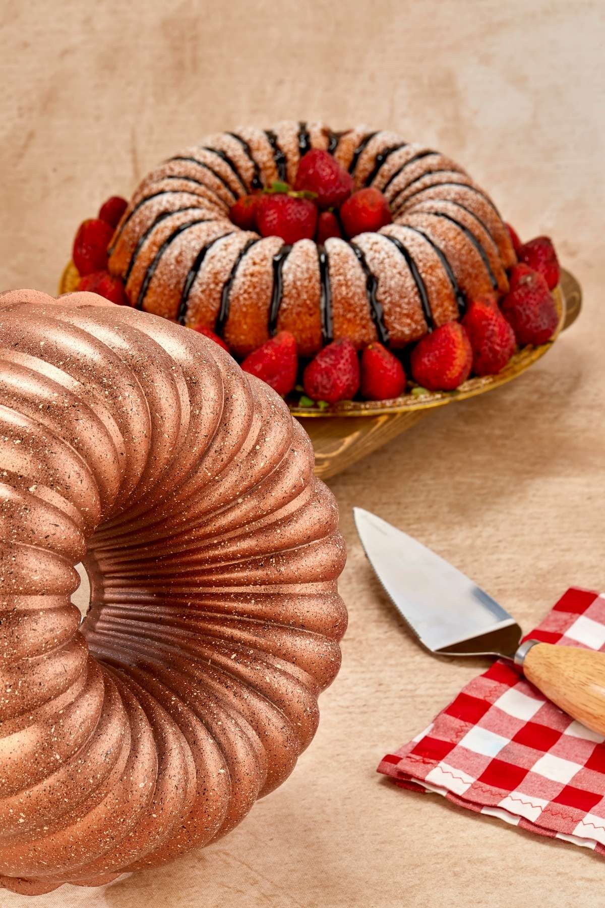 Damla Mega Granit Kek Kalıbı 28 cm