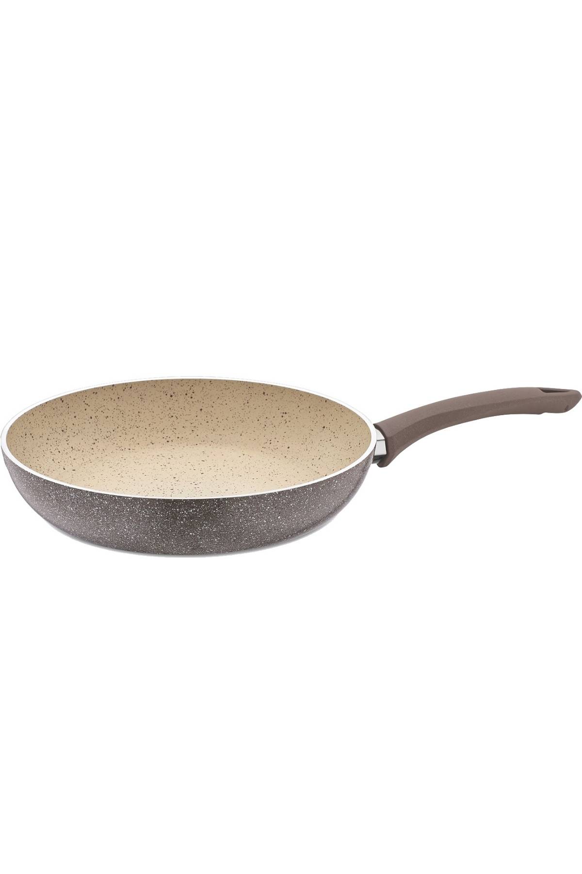 Panamera Döküm Granit Tava 28 cm - Kahverengi Bakalit Sap