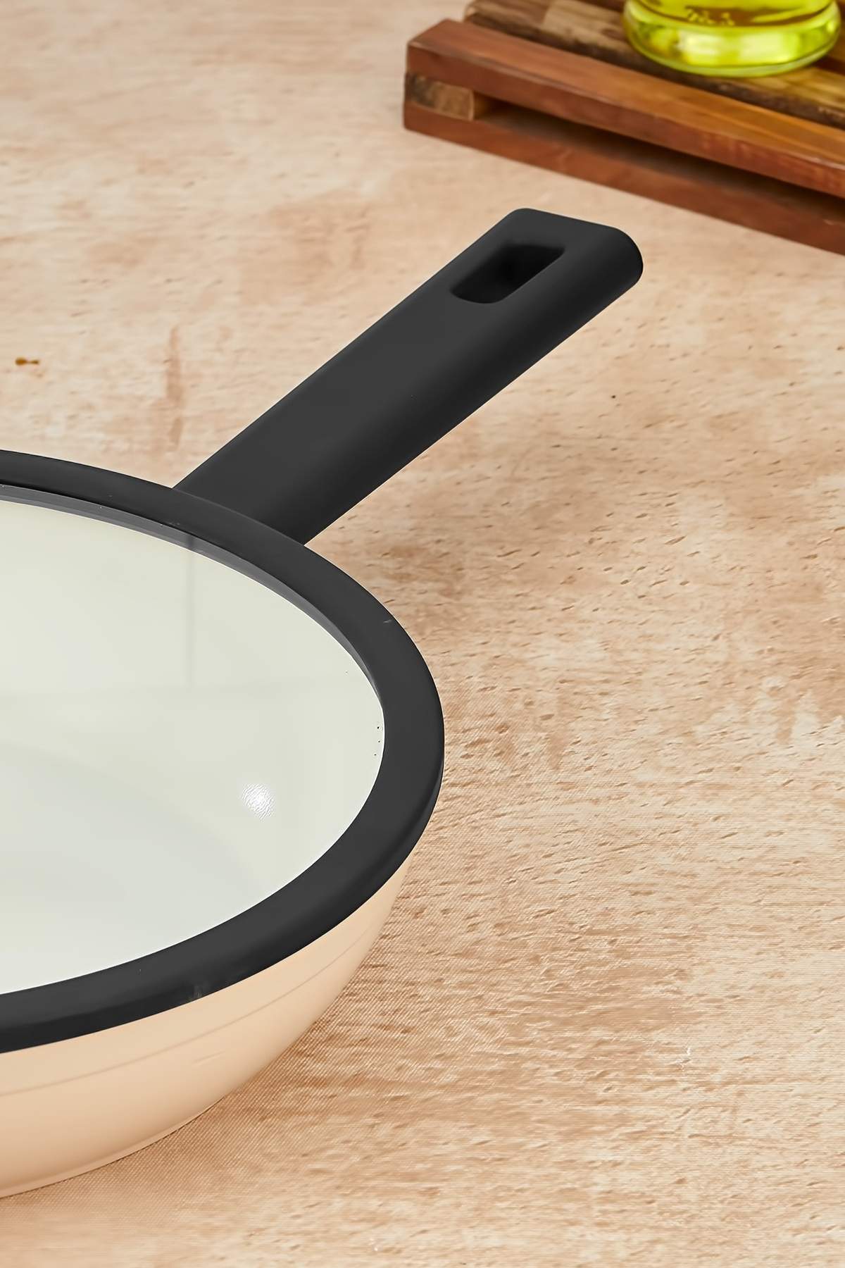 Vista Seramik Tava 26 cm - Krem